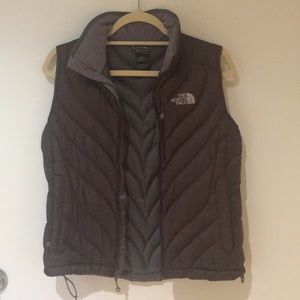 North Face Brown Goose Down Puffer Vest